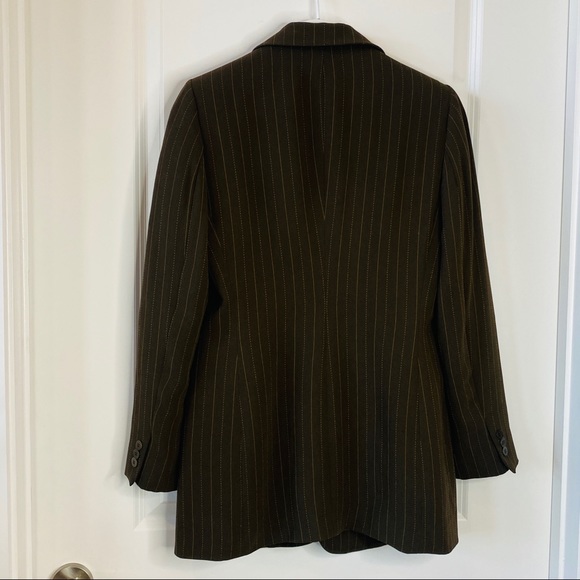 Liz Claiborne Collection Striped Blazer Jacket 8 - Picture 4 of 8